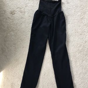 Black maternity jeggings